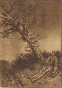 Tod des Vagabunden von Alphonse Legros