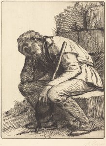 Der verzweifelte Mann von Alphonse Legros