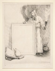 "Fifty Impressions of 10 Etchings" (Titelblatt zur Serie veröffentlicht von Marseille Holloway) von Alphonse Legros