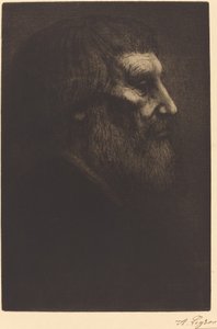 Kopf eines Bettlers (Tête de mendiant) von Alphonse Legros