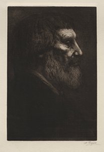 Kopf eines Mannes von Alphonse Legros