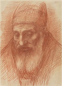 Kopf eines Priesters von Alphonse Legros