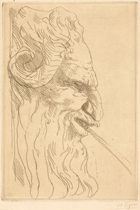 Kopf eines Satyrs