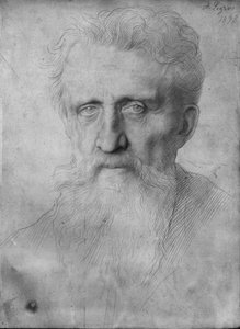 Kopf eines Mannes mit langem Bart, 1898