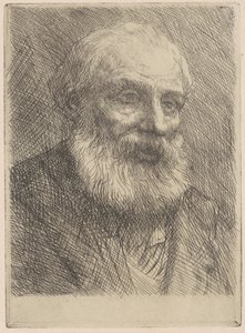 Kopf eines alten Mannes (Tête de vieillard) von Alphonse Legros