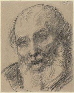 Kopf eines alten Mannes von Alphonse Legros