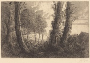 Landschaft von Alphonse Legros