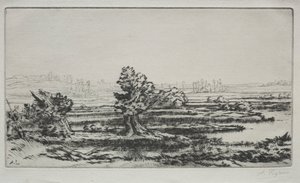 Landschaft von Alphonse Legros