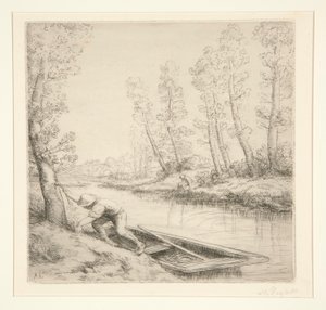 Le Matin sur la Riviere von Alphonse Legros