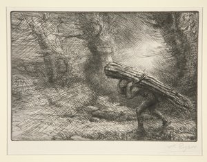 Die Rückkehr zur Hütte von Alphonse Legros