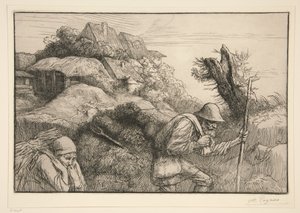 Die Rückkehr aus dem Wald von Alphonse Legros
