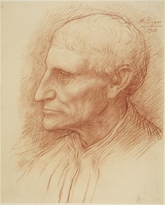 Der alte Clerron von Alphonse Legros