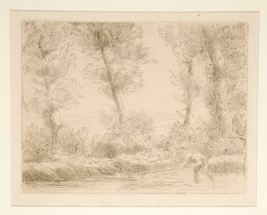 Les bords de la Liane von Alphonse Legros