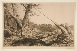 Die Holzfäller von Alphonse Legros