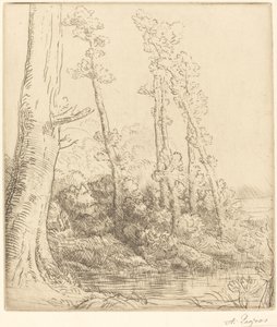 Kleiner Teich von Alphonse Legros