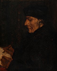 Erinnerungskopie von Holbeins Erasmus von Alphonse Legros