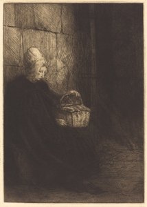 Bäuerin aus Boulogne von Alphonse Legros