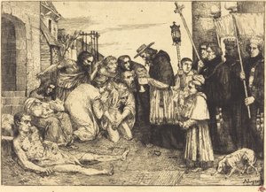 Pestopfer von Rom Les pestiferes de Rome von Alphonse Legros