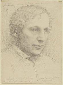 Porträtkopf von Alfred Stevens von Alphonse Legros