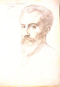 Porträt von Arsène Alexandre von Alphonse Legros