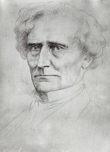 Porträt von Hector Berlioz (1803-69)