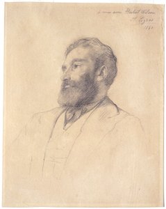 Porträt von Herbert Wilson von Alphonse Legros
