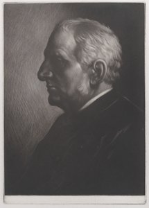Porträt von Sir Francis Seymour Haden, 1881 von Alphonse Legros