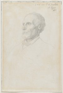 Porträt von Sir Frederick W. Burton, Direktor der National Gallery, London