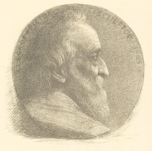 Selbstporträt, Medaillon, Nr.1, 9. Platte