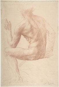Studie einer Figur von Alphonse Legros
