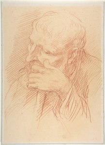 Studie eines Kopfes von Alphonse Legros
