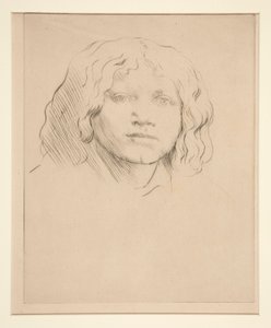 Tête d von Alphonse Legros