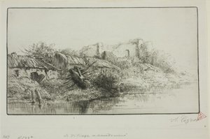 Das verlassene Dorf von Alphonse Legros