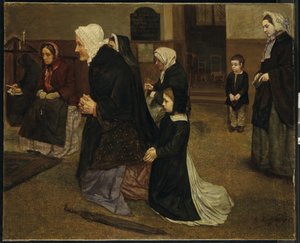Der Angelus, 1859 von Alphonse Legros