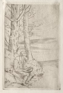 Der blinde Bettler von Alphonse Legros