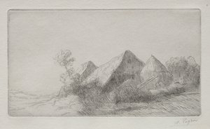 Der Karrenschuppen von Alphonse Legros