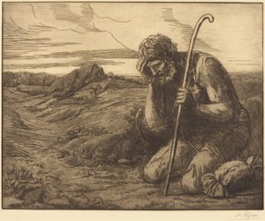 Der verlorene Sohn, 6. Tafel von Alphonse Legros