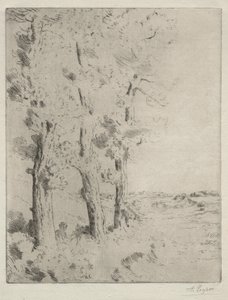 Der Leser: Die Vorlesung unter den Bäumen, um 1882