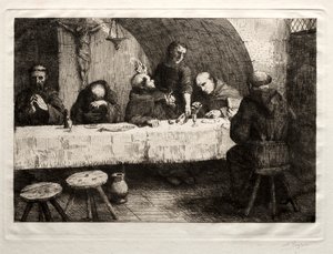 Das Refektorium von Alphonse Legros