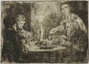 Das Abendmahl von Alphonse Legros