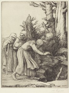 Der Triumph des Todes: Der Tod bereitet eine Unterkunft für die Obdachlosen vor von Alphonse Legros
