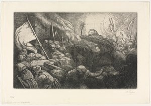 Der Triumph des Todes: Die Verkündigung von Alphonse Legros