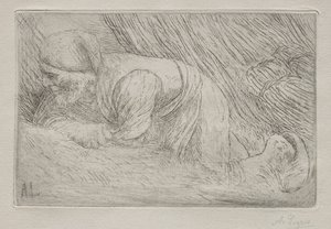Die Zweigsammler von Alphonse Legros