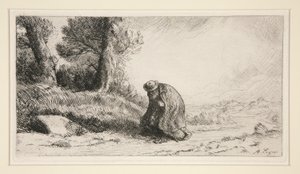 Der Wanderer von Alphonse Legros