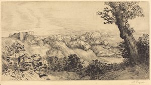 Oben auf dem Hügel Le haut de la colline
