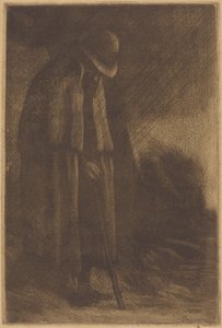 Reisender sucht Schutz von Alphonse Legros