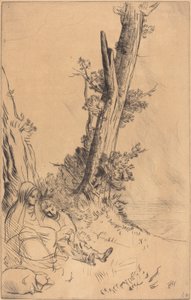 Rastende Reisende von Alphonse Legros