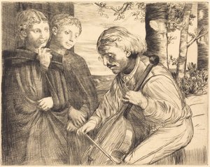 Gambenspieler von Alphonse Legros