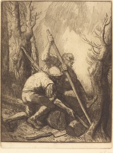 Holzfäller, 3. Platte von Alphonse Legros