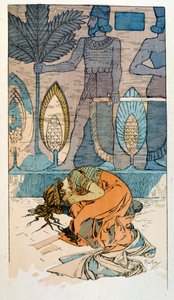 Illustration von Alphonse Mucha aus "Rama", einem Gedicht in drei Akten von Paul Verola. ca. 1898